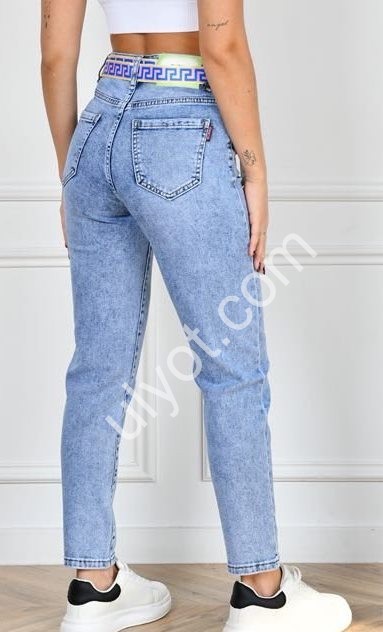 ДЖИНСЫ DERUN (25-30) ГОЛУБОЙ 8253