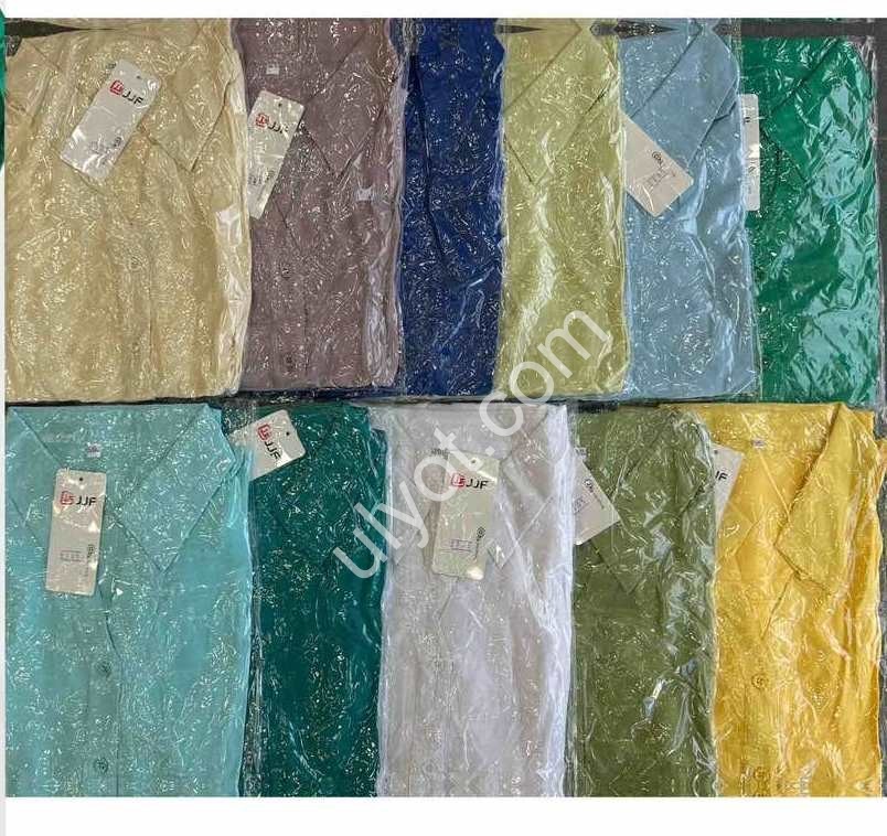 БЛУЗКА (3XL-6XL) ЕЛЕКТРИК 2205