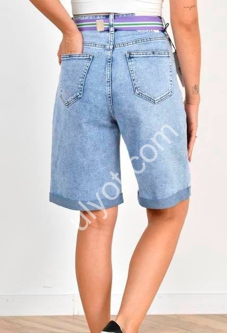 Фото 1 ШОРТЫ DKNSEL JEANS (25-30) ГОЛУБОЙ 2683