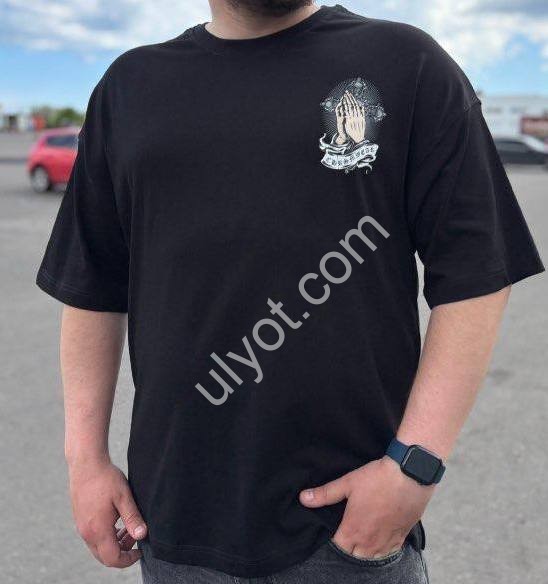ФУТБОЛКА (M-XL) ЧЕРНЫЙ 300303