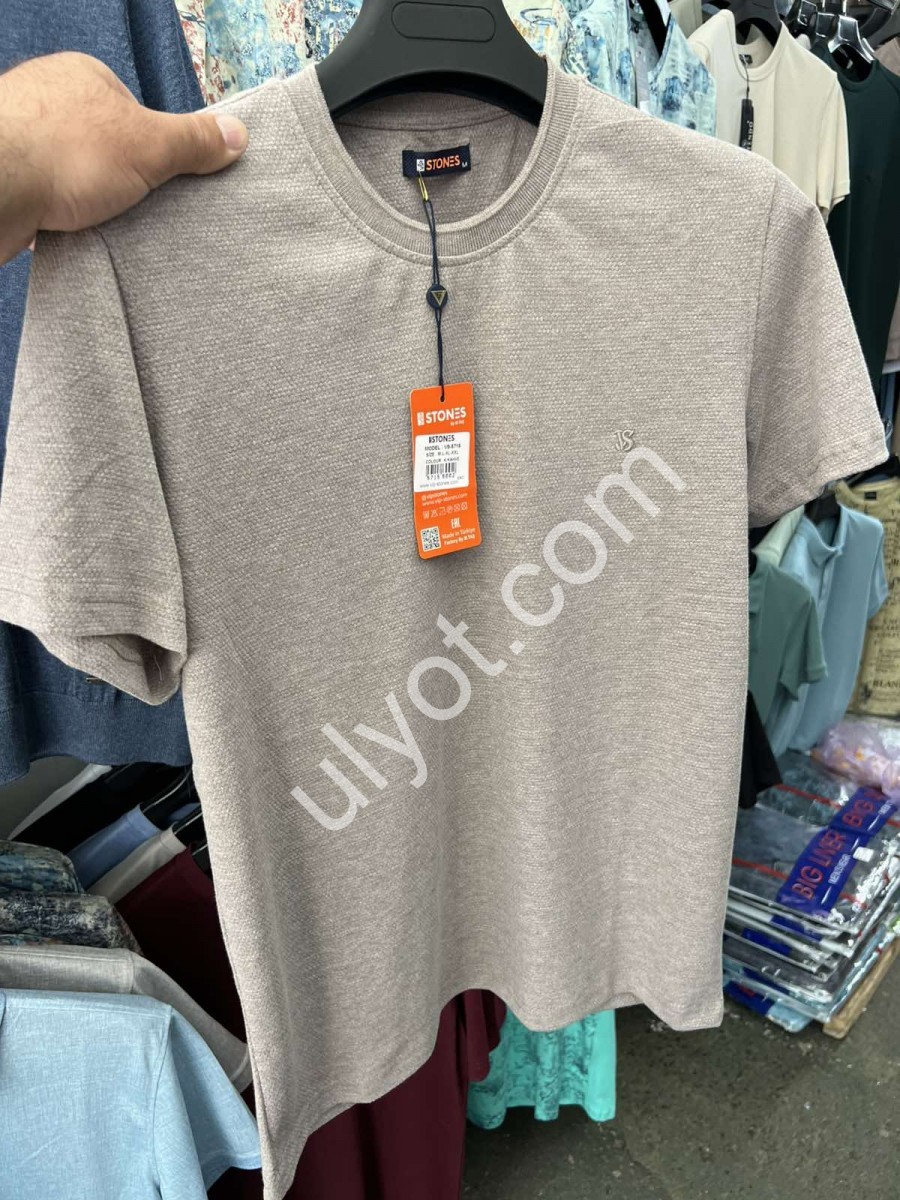 ФУТБОЛКА (M-2XL) СІРИЙ 5715