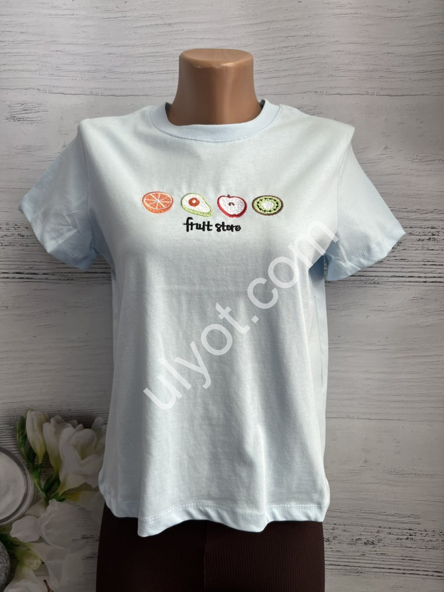 ФУТБОЛКА FRUIT STORE (S-L) ГОЛУБОЙ 