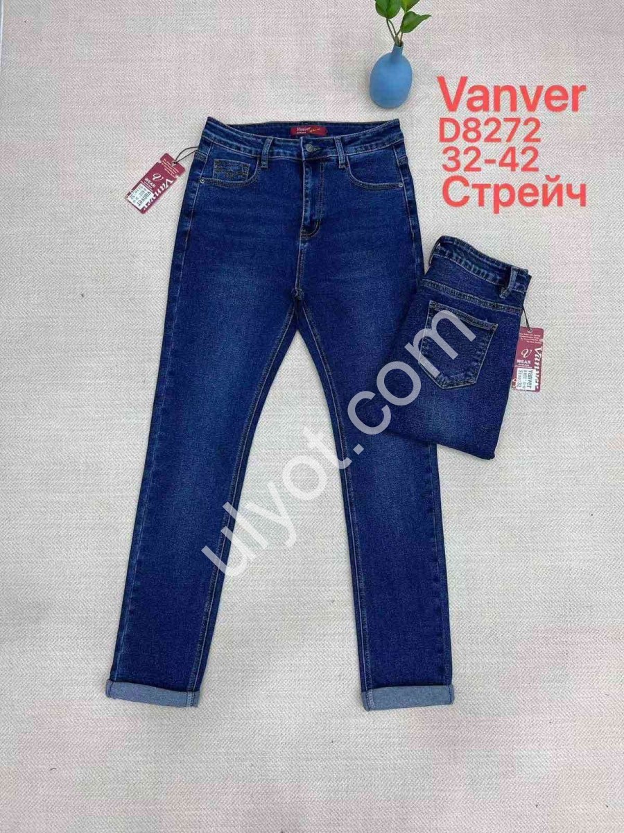 ДЖИНСИ VANVER (32-42) СИНІЙ 8272