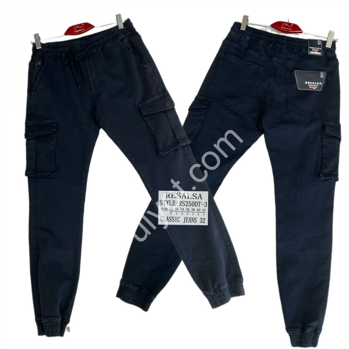 ДЖИНСИ RESALSA (32-42) Т.СІРИЙ RS250
