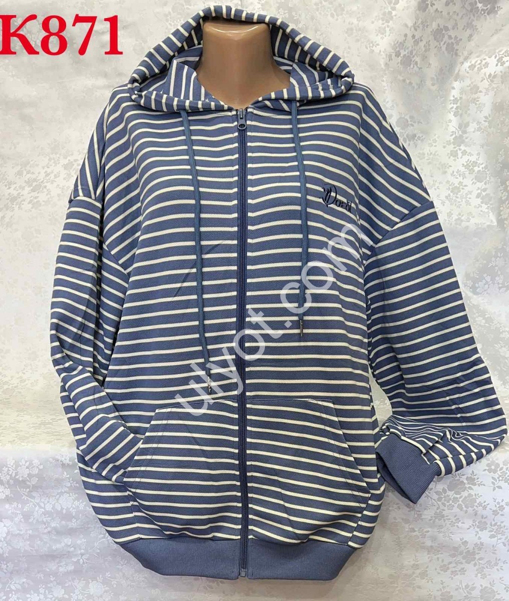 КОФТА (XL-4XL) ДЖИНС K871