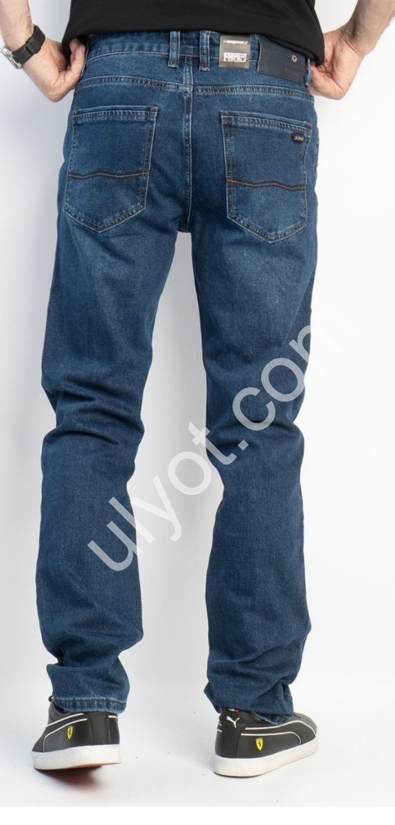 Фото 1 ДЖИНСЫ (32-38) СИНИЙ 8056