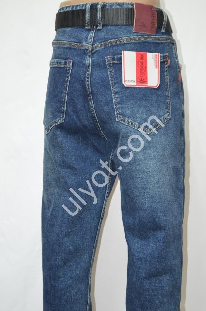 Фото 1 ДЖИНСЫ FANGSIDA (32-34) СИНИЙ 8811