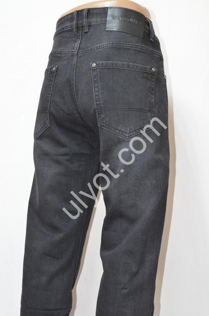 ДЖИНСЫ ATWOLVES (32-38) ЧЕРНЫЙ 6950