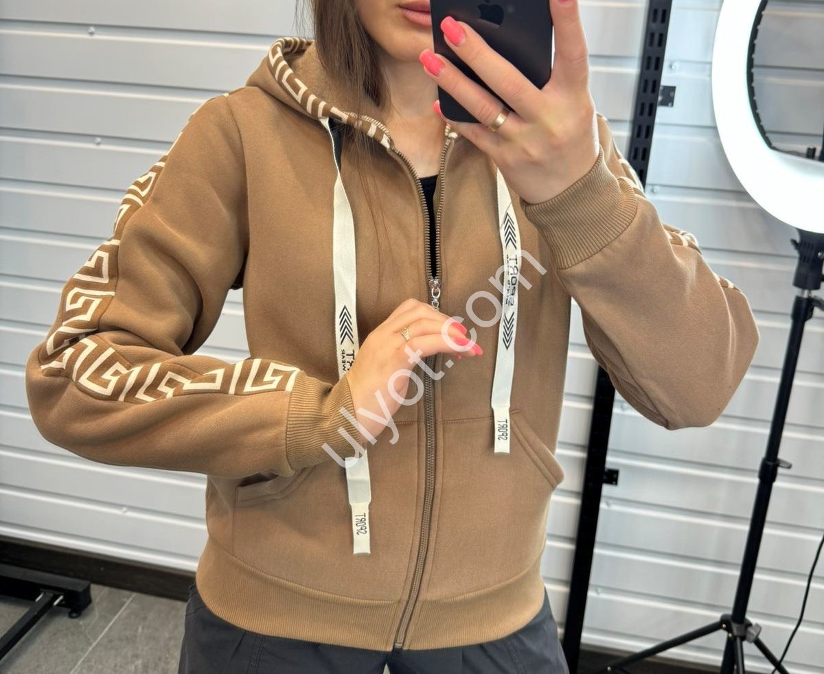 КОФТА JJF (L-4XL) БЕЖЕВЫЙ 50147