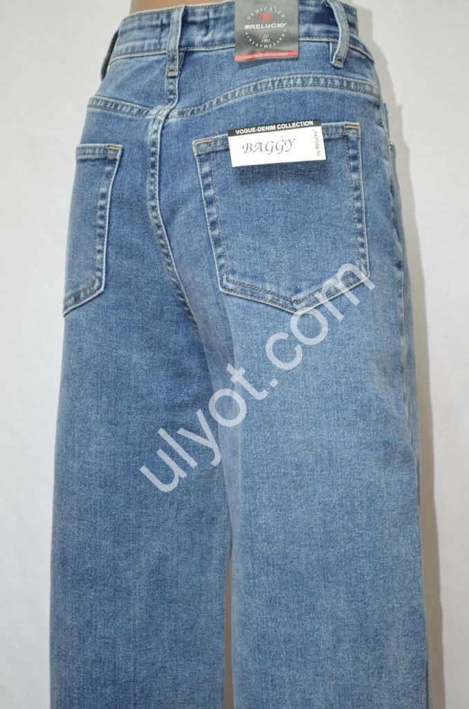 Фото 1 ДЖИНСЫ RELUCKY (25-30) ГОЛУБОЙ B855-6