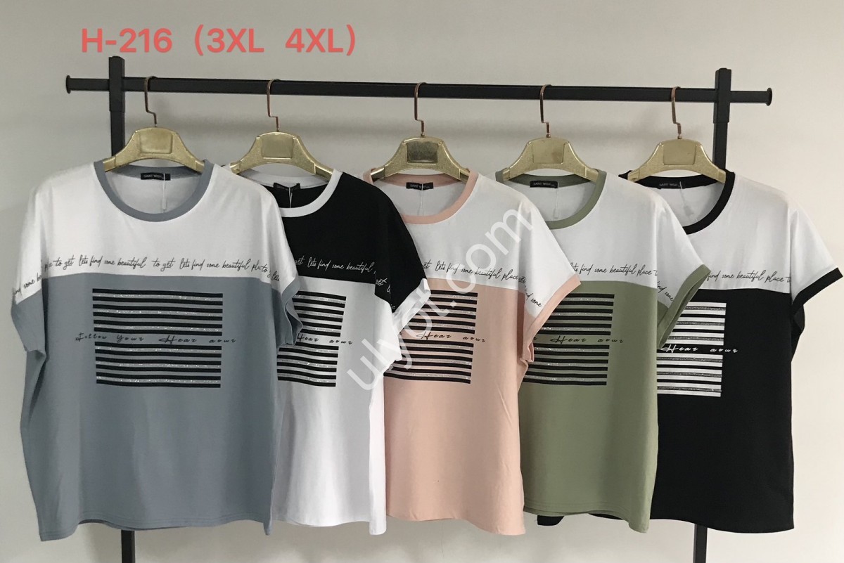 ФУТБОЛКА (3XL/4XL) МІКС H 216