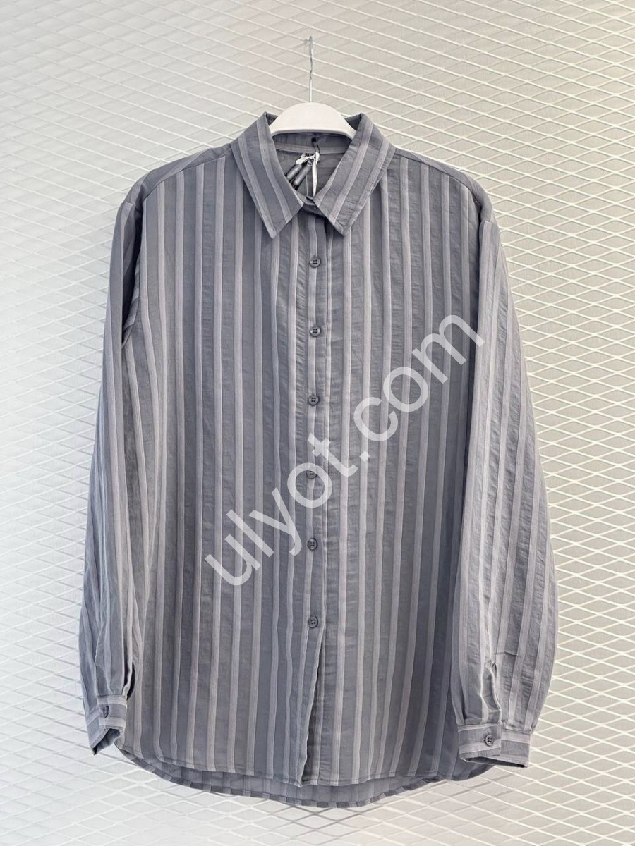 РУБАШКА-010 (S-L) Т.СИНИЙ 