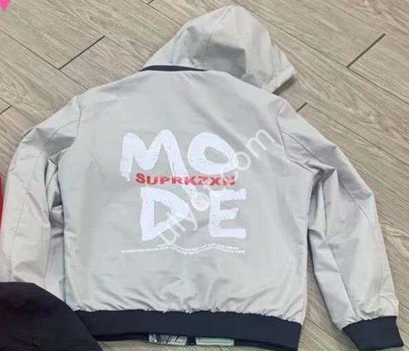 ВЕТРОВКА ДВОХСТОРІН. (L-4XL) ЧОРНИЙ BL-010