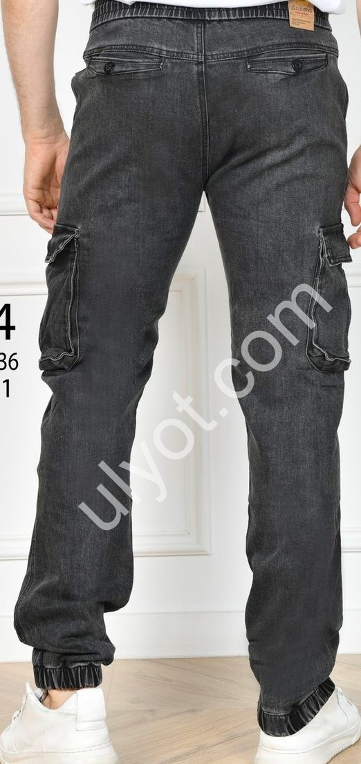 ДЖЕГИНСЫ LS JEANS (28-36) ГРАФИТ 504X