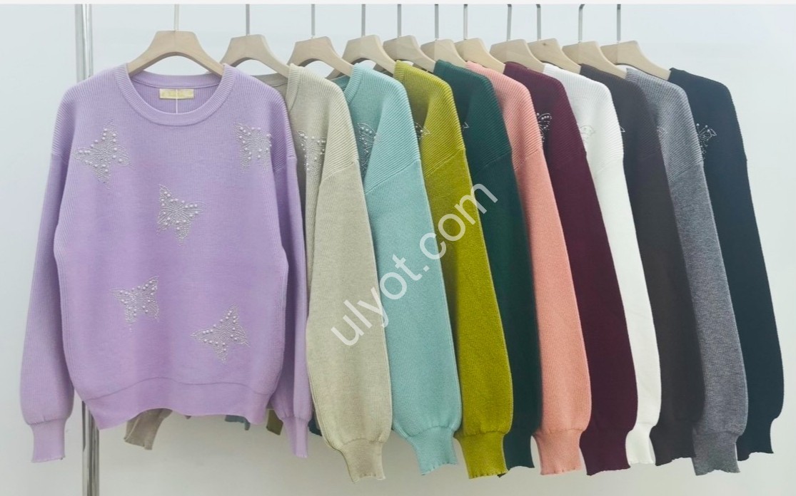 СВИТЕР (ONE SIZE 48-52) МИКС 2541