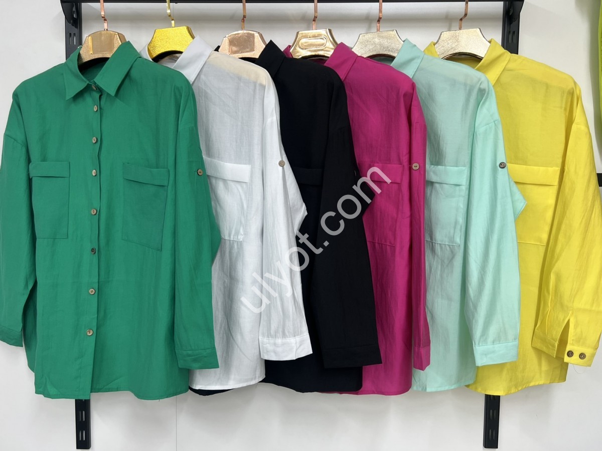 Сорочка (S-XL) Жовтий 17052407