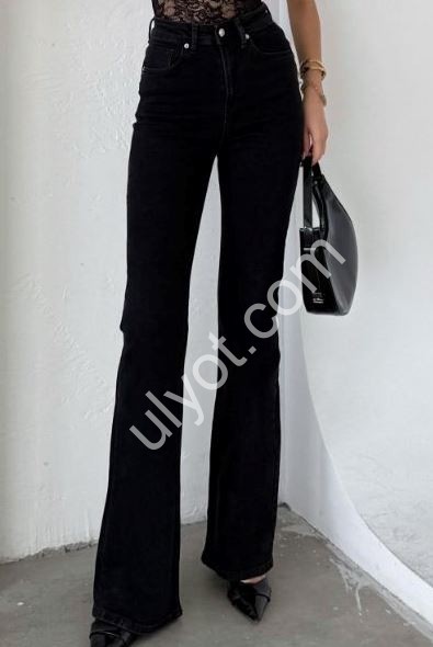ДЖИНСЫ WOMAN DENIM (34-42) ЧЕРНЫЙ D74-300/1421