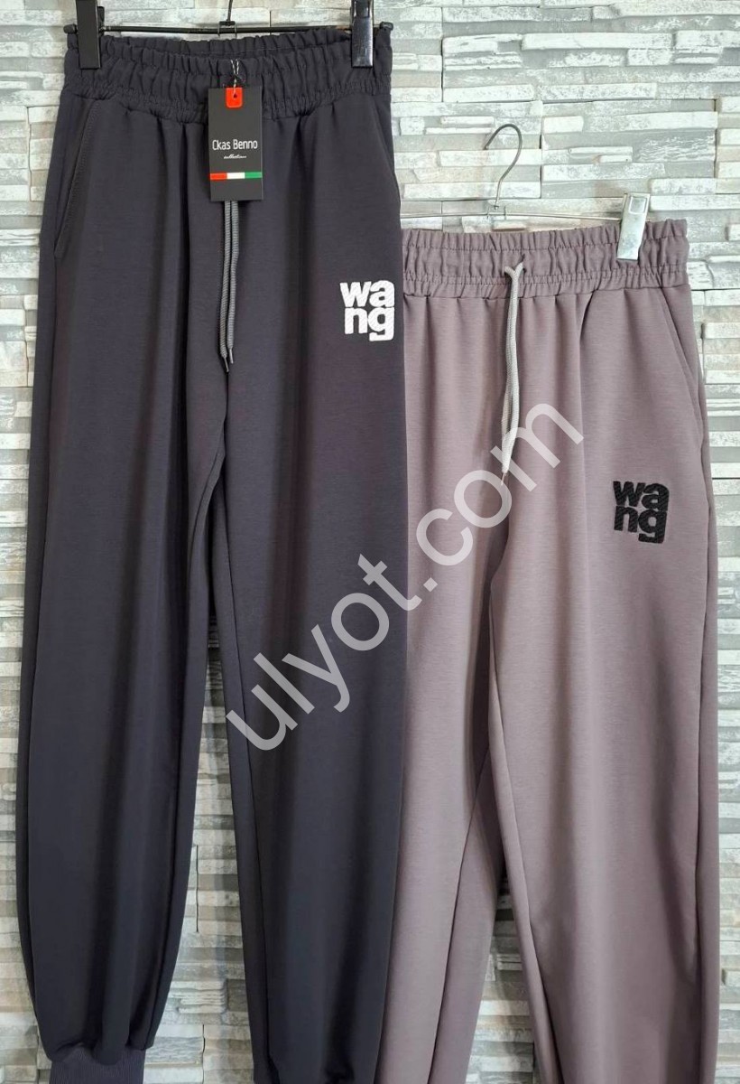 ШТАНЫ (S-XL) МАНЖЕТ СИРЕНЕВЫЙ 0003
