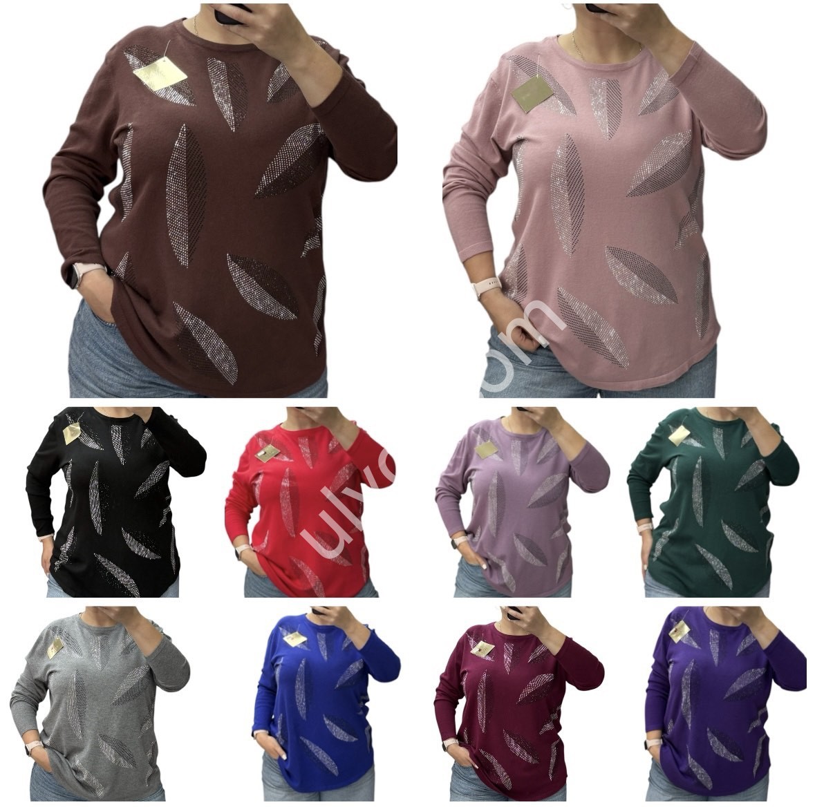 СВИТЕР (ONE SIZE 52-60) МИКС 25221