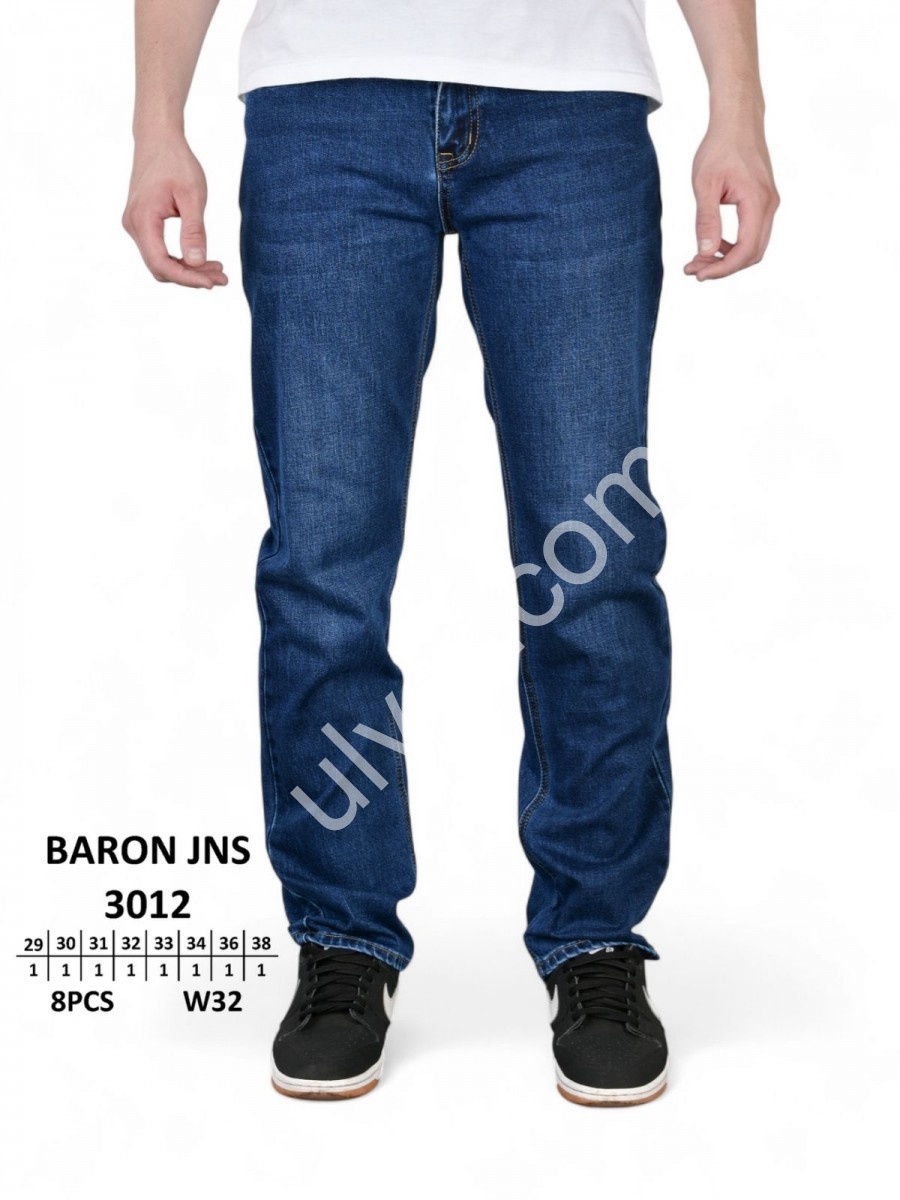 ДЖИНСИ BARON (29-38) Т.СИНІЙ 3012