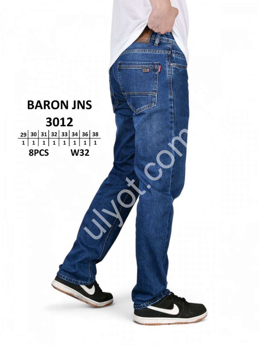 ДЖИНСИ BARON (29-38) Т.СИНІЙ 3012