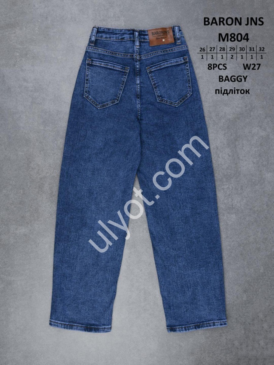 Фото 1 ДЖИНСЫ BARON (26-32) Т.СИНИЙ 804