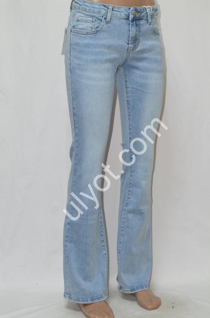 ДЖИНСИ M.SARA (XS-XL) СВ.ГОЛУБИЙ 2616-5