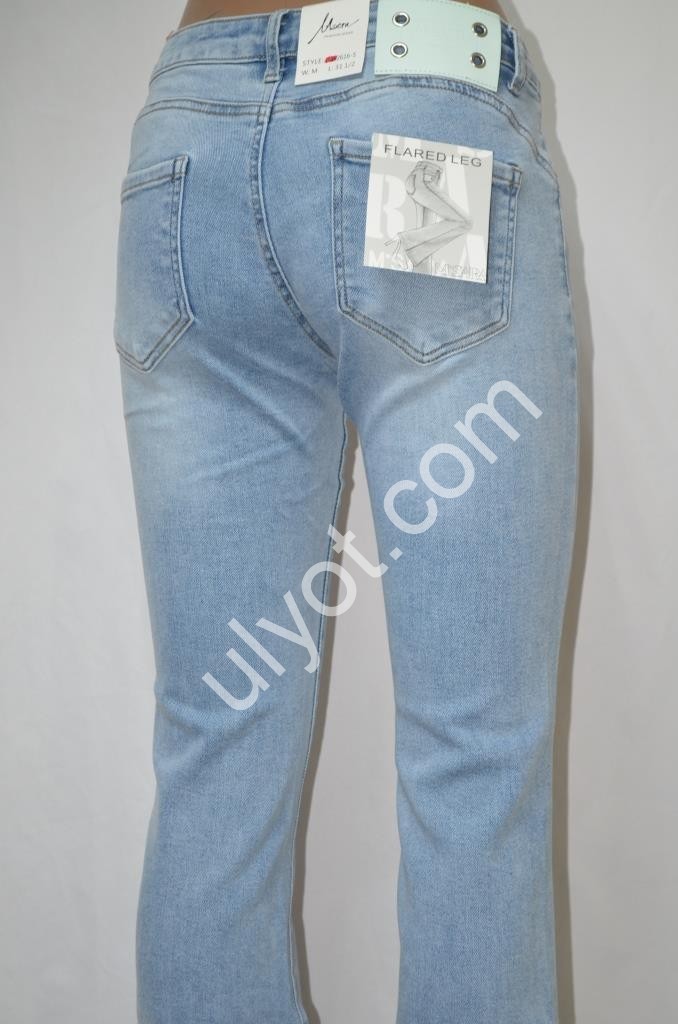 ДЖИНСИ M.SARA (XS-XL) СВ.ГОЛУБИЙ 2616-5