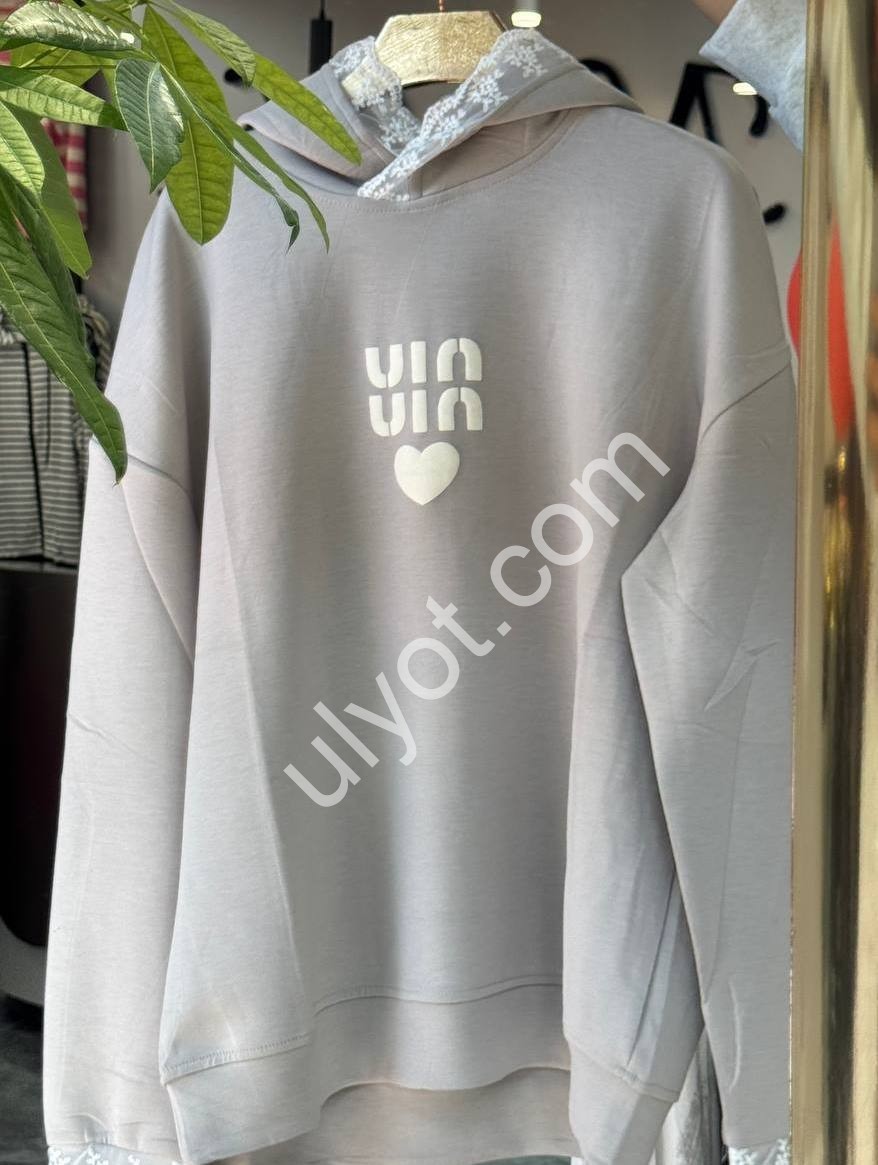 Фото 2 СВИТШОТ MIU40 (S-XL) МИКС 