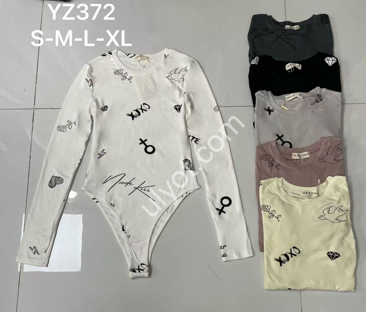 БОДИ (S-XL) ГРАФИТ YZ372