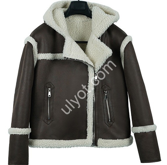 ДУБЛЕНКА AOLONG (S-2XL) Т.КОРИЧНЕВИЙ 8838