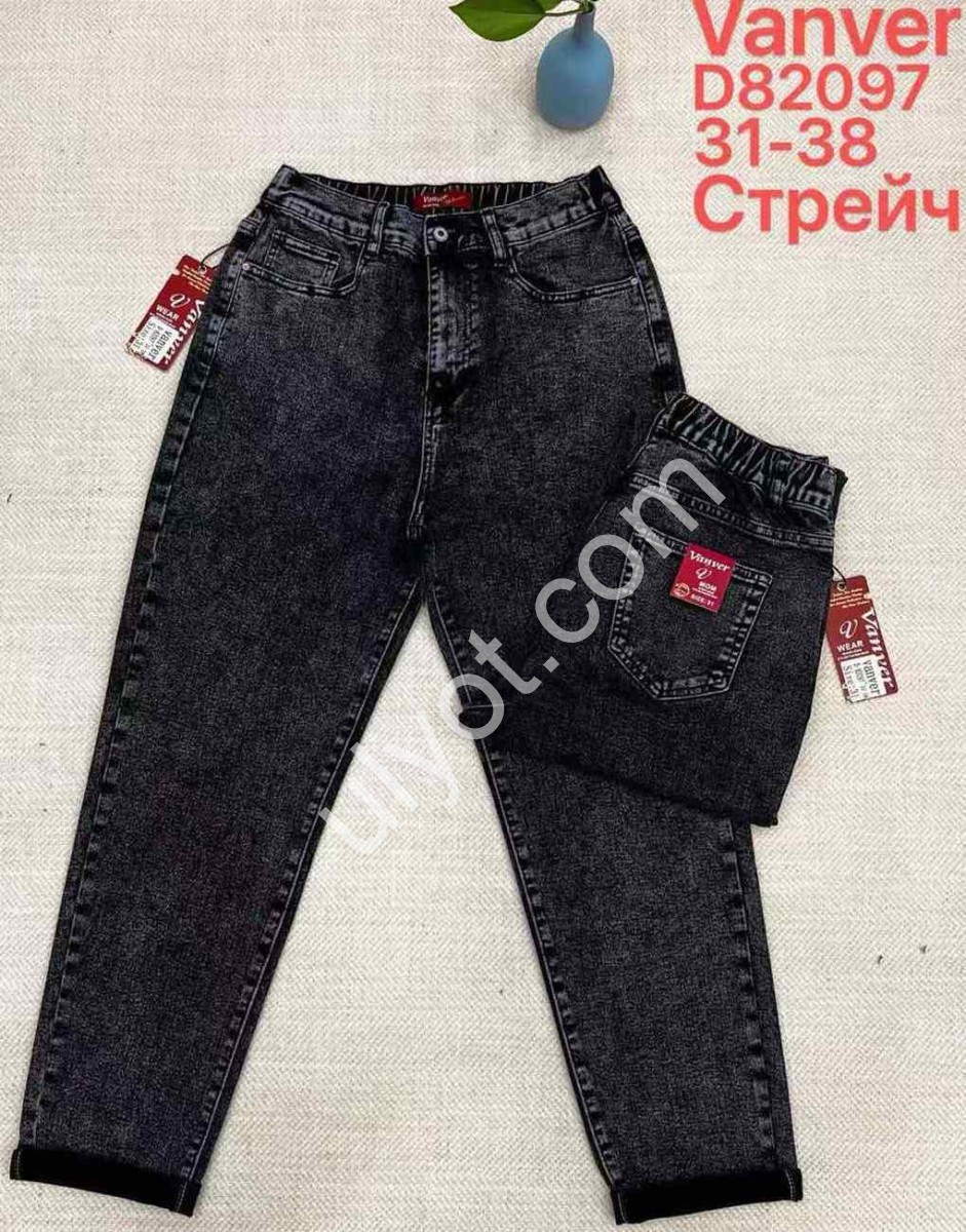 ДЖЕГИНСЫ VANVER (31-38) ГРАФИТ D82097