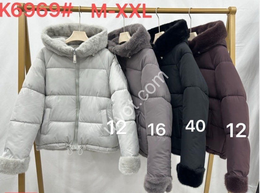 КУРТКА ДВУХСТОРОННЯЯ (M-2XL) ГРАФИТ 6969