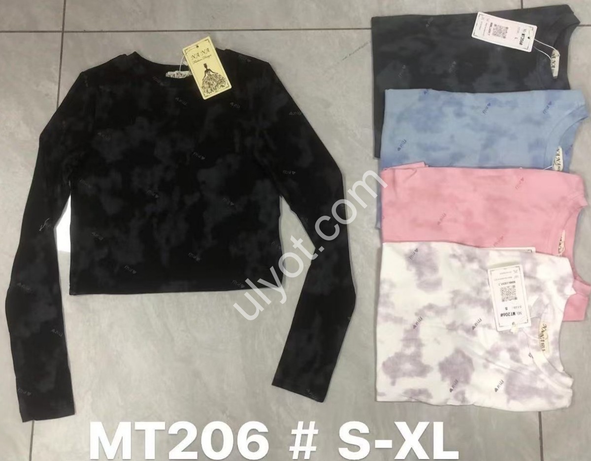 ЛОНГСЛИВ (S-XL) КОРАЛЛ MT206