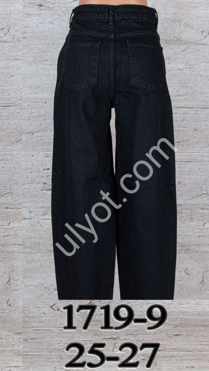ДЖИНСЫ REAL FOCUS (25-27) ЧЕРНЫЙ 1719-9
