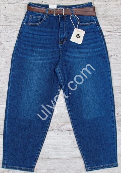 ДЖИНСЫ M.SARA (M-4XL) Т.СИНИЙ 202-2