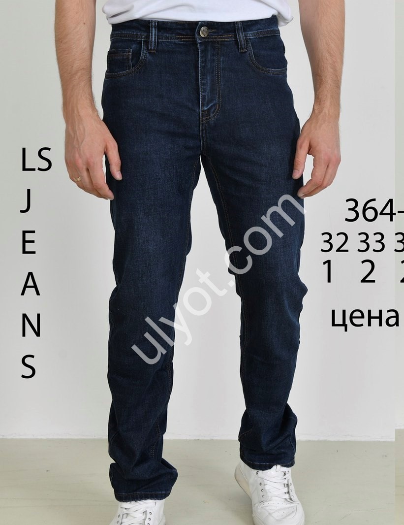 ДЖИНСЫ LS JEANS (32-38) Т.СИНИЙ 364-1