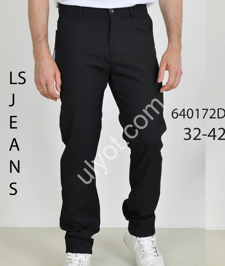 ШЛЮНИ LS JEANS (32-42) ЧОРНИЙ 649172D-1
