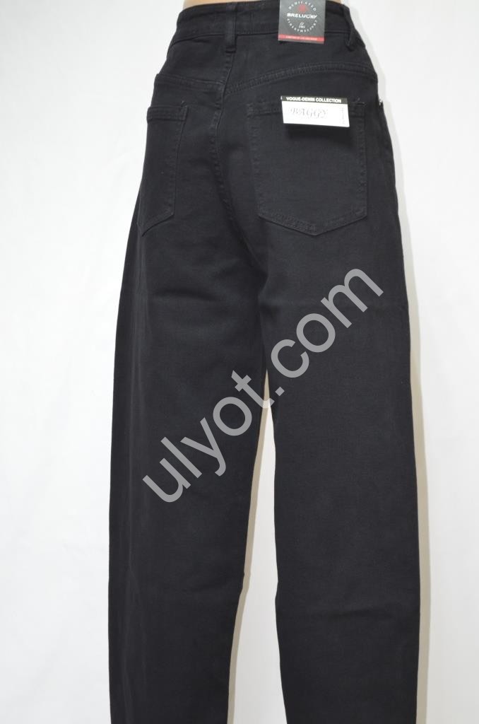 ДЖИНСЫ RELUCKY (28-33) ЧЕРНЫЙ B0235-1