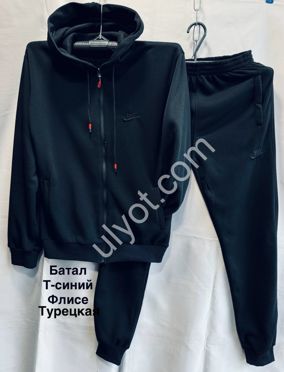 СПОРТ.КОСТЮМ N02 (56-64) ФЛІС МАНЖЕТ Т.СИНІЙ
