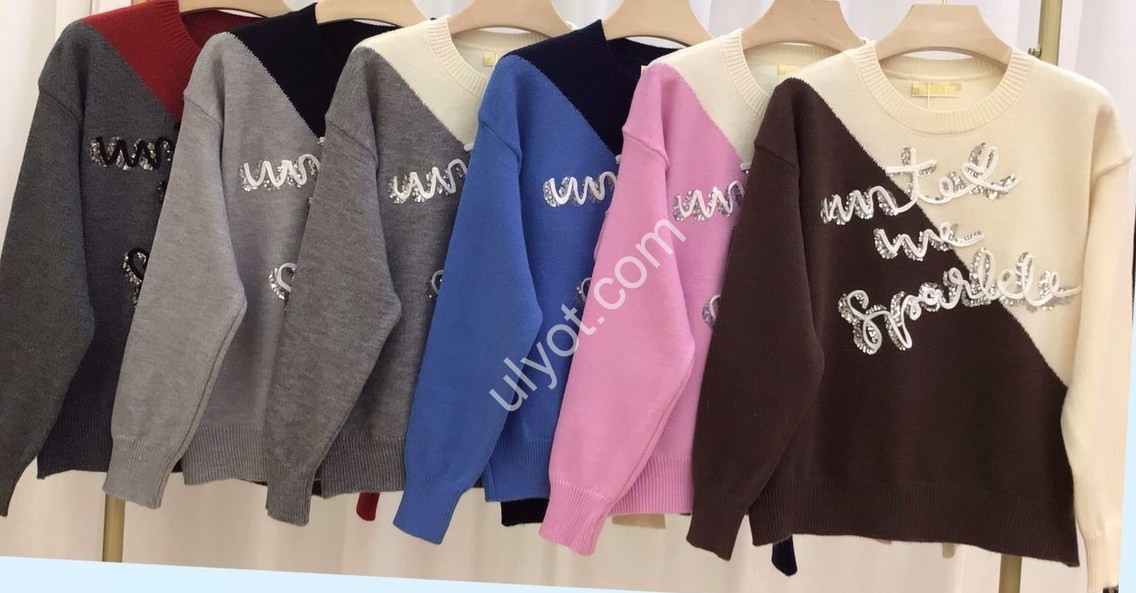 СВІТЕР (ONE SIZE 48-52) МІКС 3077