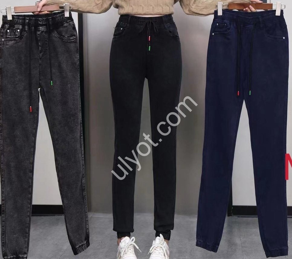 ШТАНЫ (XL-6XL) МАНЖЕТ МЕХ МИКС 984H-1