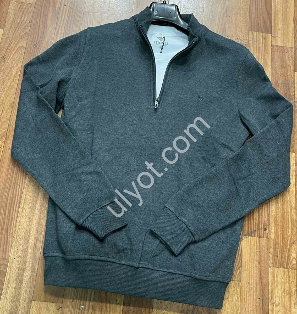 КОФТА VIP STONES (M-2XL) ГРАФИТ 3902