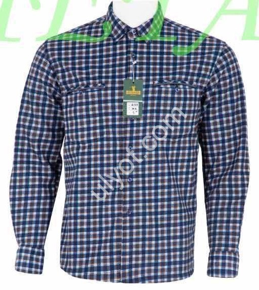 РУБАШКА (XL-5XL) ФЛИС МИКС 638