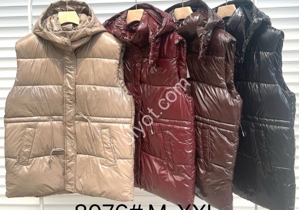 ЖИЛЕТКА (M-XL) ЧЕРНЫЙ 8076