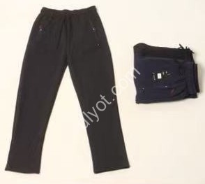 СПОРТ.ШТАНЫ (M-3XL) ФЛИС ПРЯМОЙ ГРАФИТ 2606