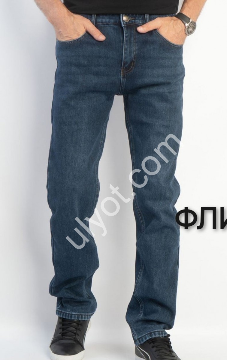 ДЖИНСИ FEERARS (30-40) ФЛІС Т.СИНІЙ 8087