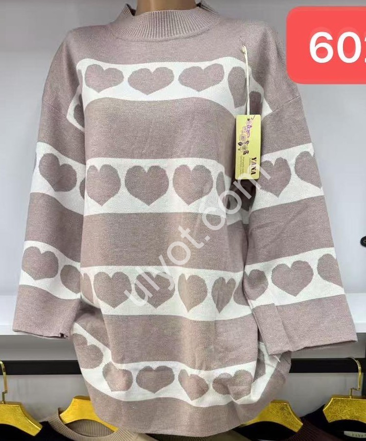 СВІТЕР (ONE SIZE 50-54) МІКС 6025