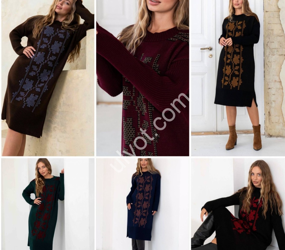 Фото 3 ПЛАТЬЕ-2 (ONE SIZE 44-52) МИКС 