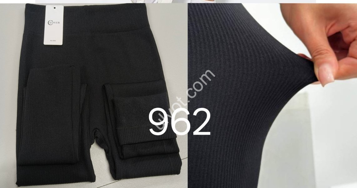 Лосини (M-2XL) ФЛІС ЧОРНИЙ 962